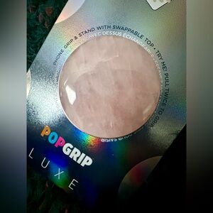 ‼️RARE‼️🎸PopSocket🎸🔥NWT🔥Luxe Rose Quartz Pop Socket